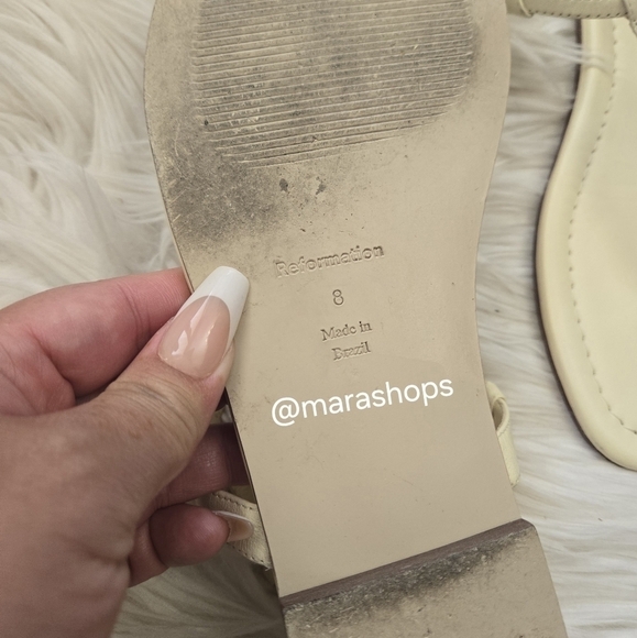 Reformation Thea T-strap Flat Sandal - Picture 9 of 9